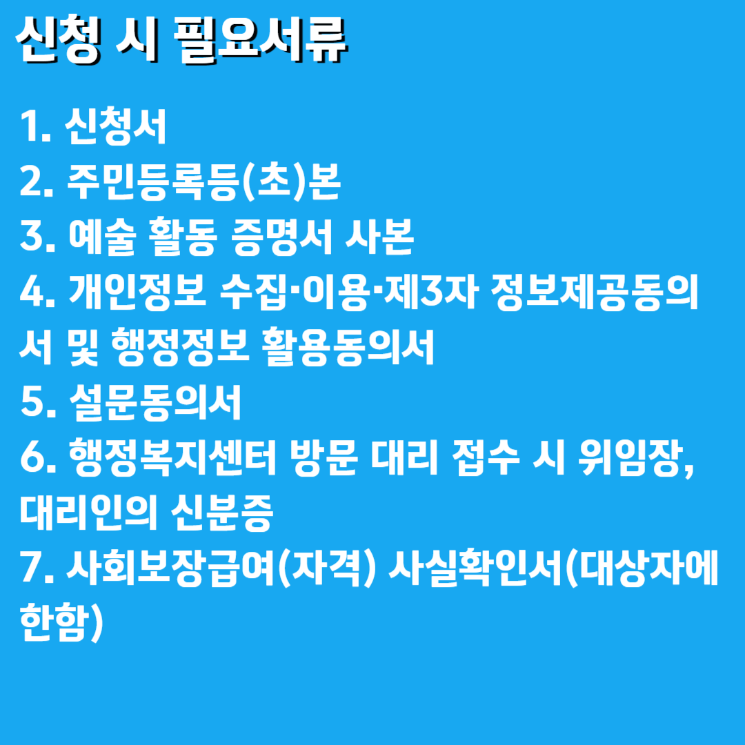 2023 경기도 예술인 기회 소득