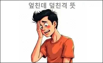 엎친데 덮친격 뜻
