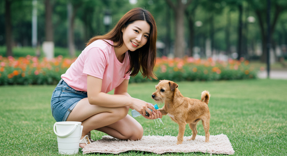 강아지 산책 후 발 씻기, 제대로 하는 법과 피부 건강 관리