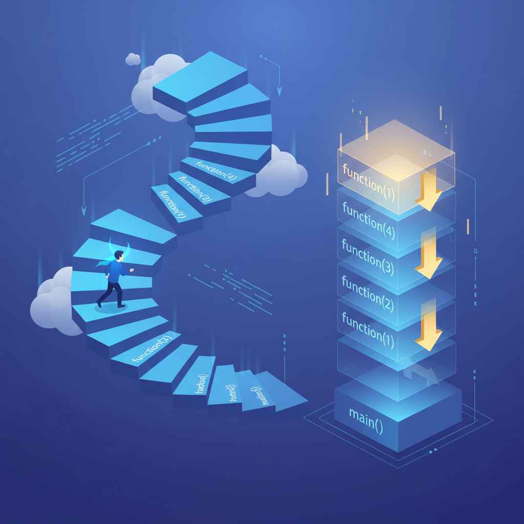 재귀 함수와 콜 스택 원리 및 효율적 구현 가이드