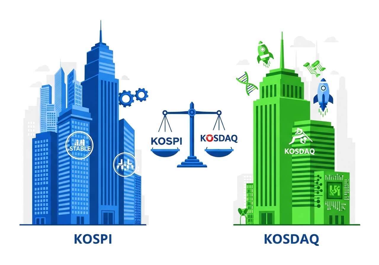 코스피와 코스닥의 차이