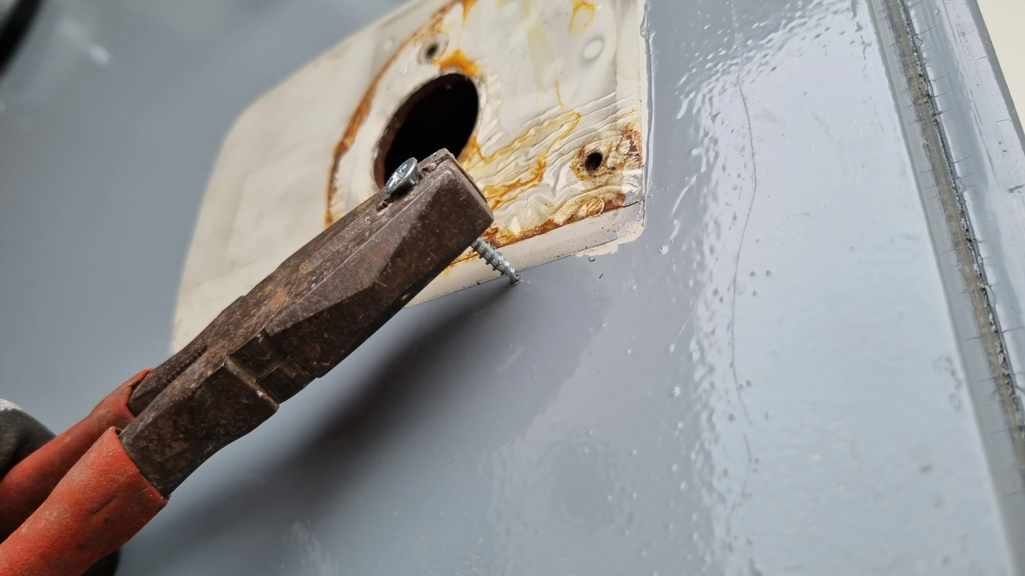 구멍 위치 표시