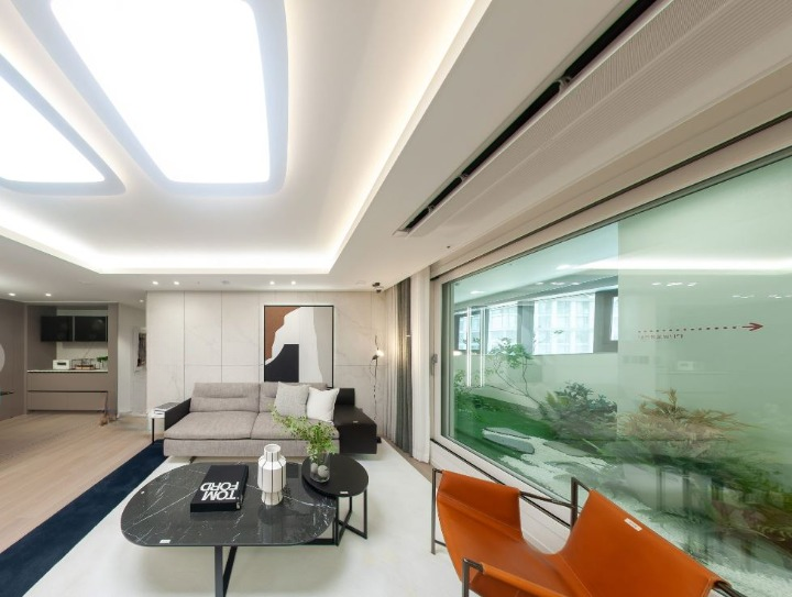 래미안 레벤투스 거실