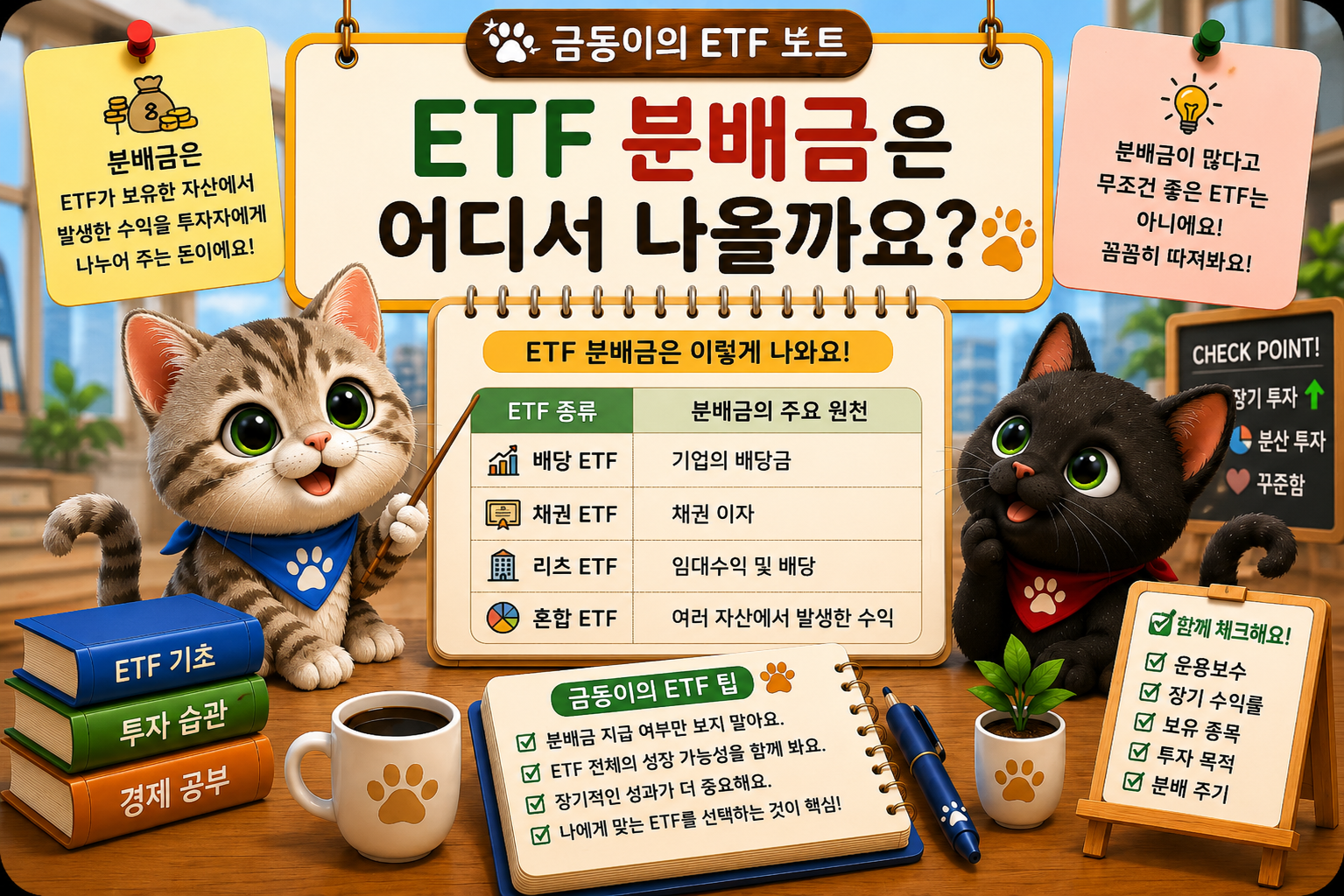 국내 주식ETF 분배금은 어디서 나올까?