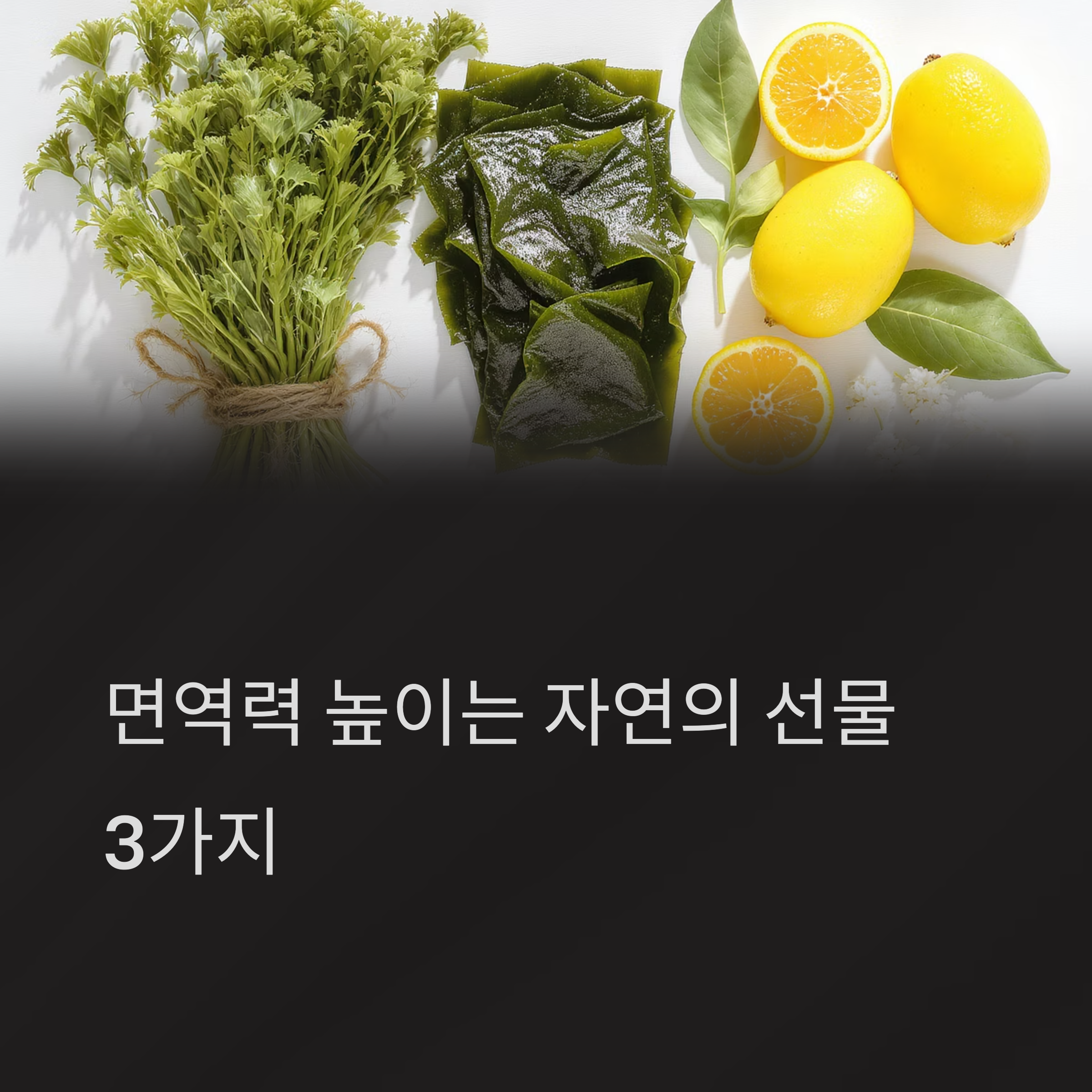 면역력 높이고 염증 잡는 자연식재료 천사채, 톳, 으름열매의 놀라운 효과