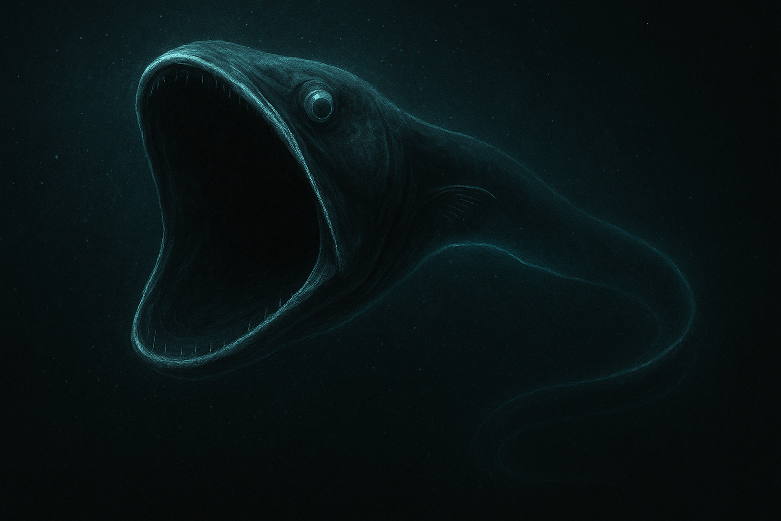 3. 심해악어장어 (기괴한 외형, 미스터리한 생태, 희귀 영상)