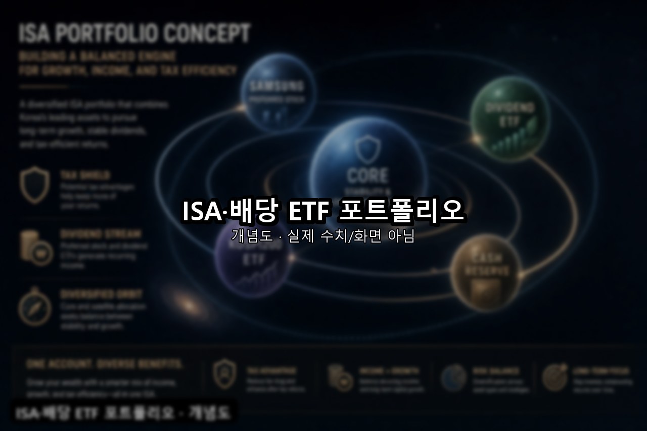 삼성전자우 ISA 배당 ETF 포트폴리오