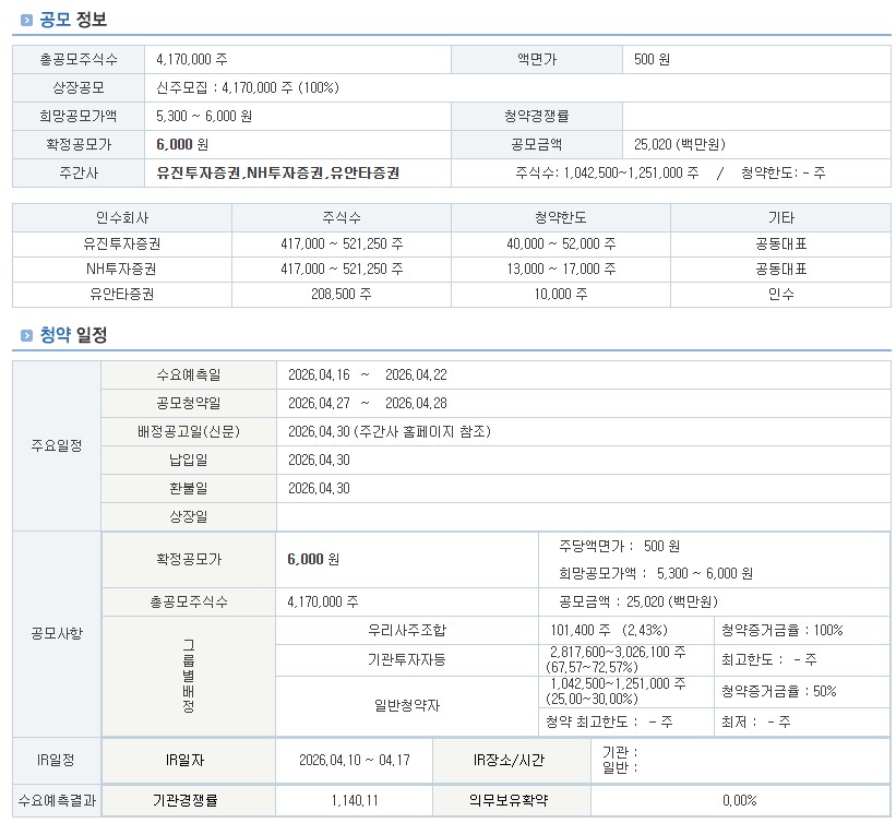 코스모로보틱스 공모주 공모개요