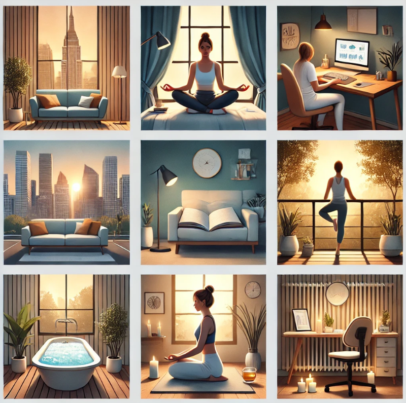 직장인 필수 힐링 루틴 사진