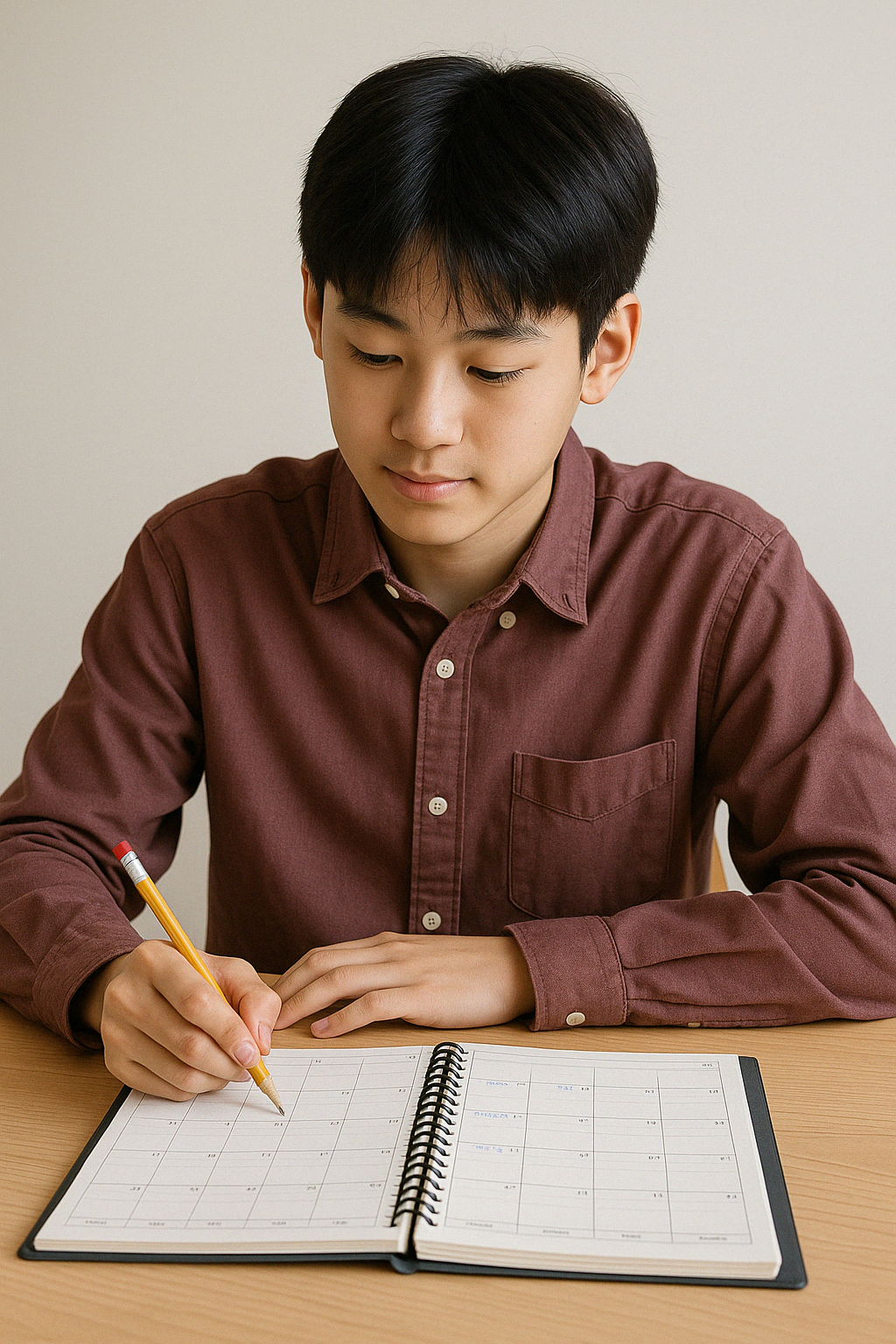 고교학점제 계획세우는 학생