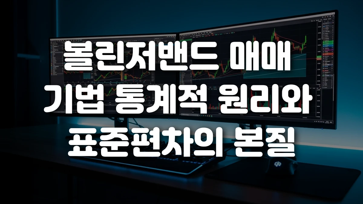 볼린저밴드 매매 기법 통계적 원리와 표준편차의 본질