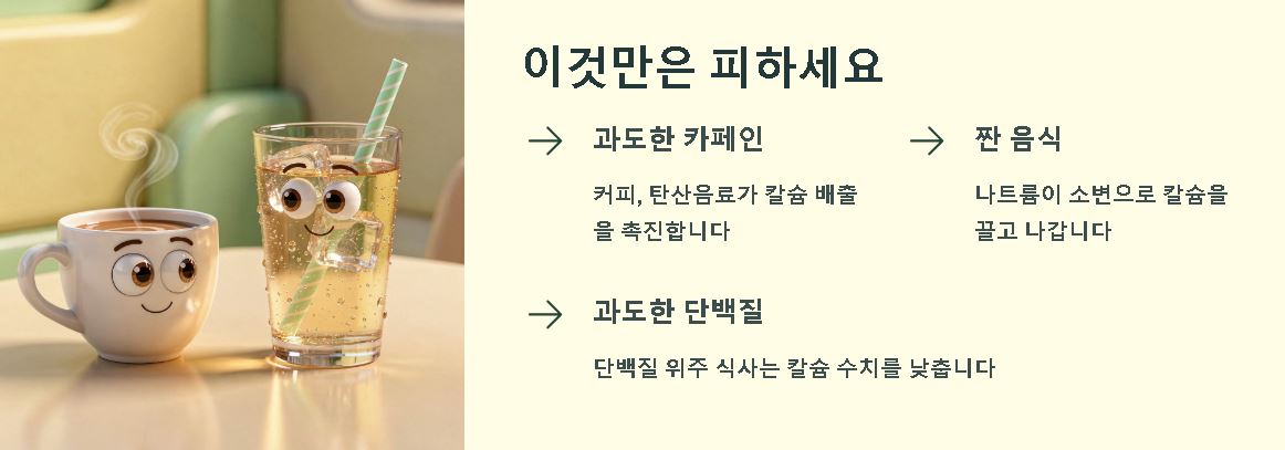 칼슘부족 증상