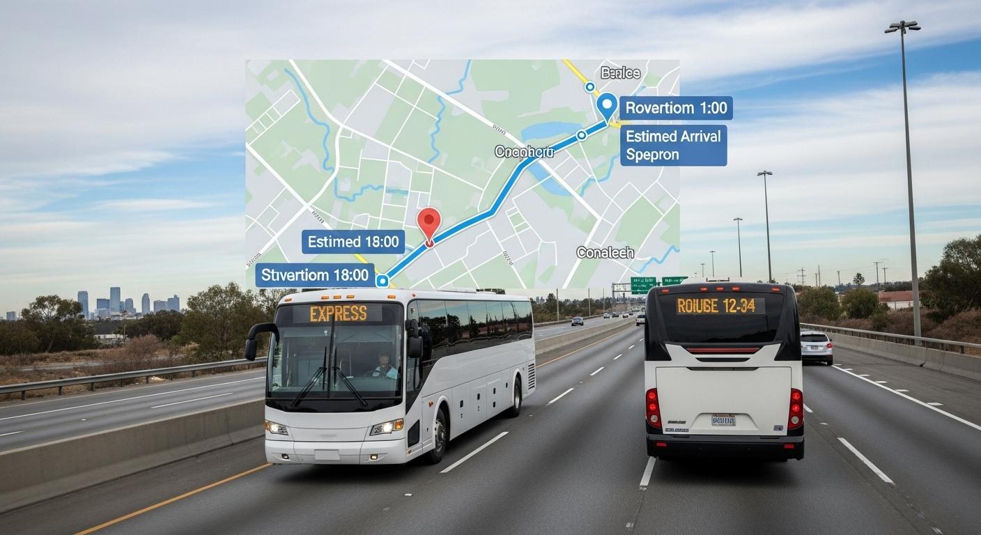 고속버스 실시간 위치 조회