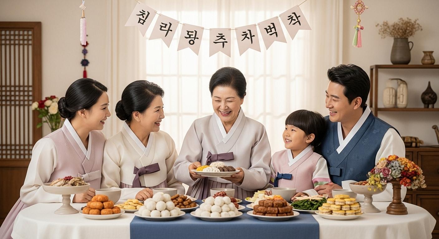 즐거운 추석 이미지