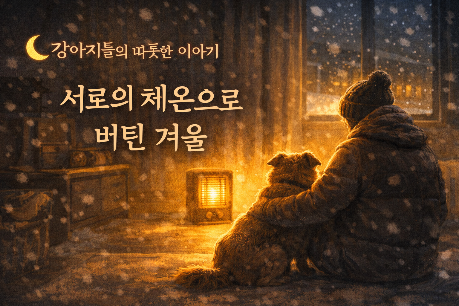 alt="서로의 체온으로 버틴 겨울 이야기 - 반려견 블로그"