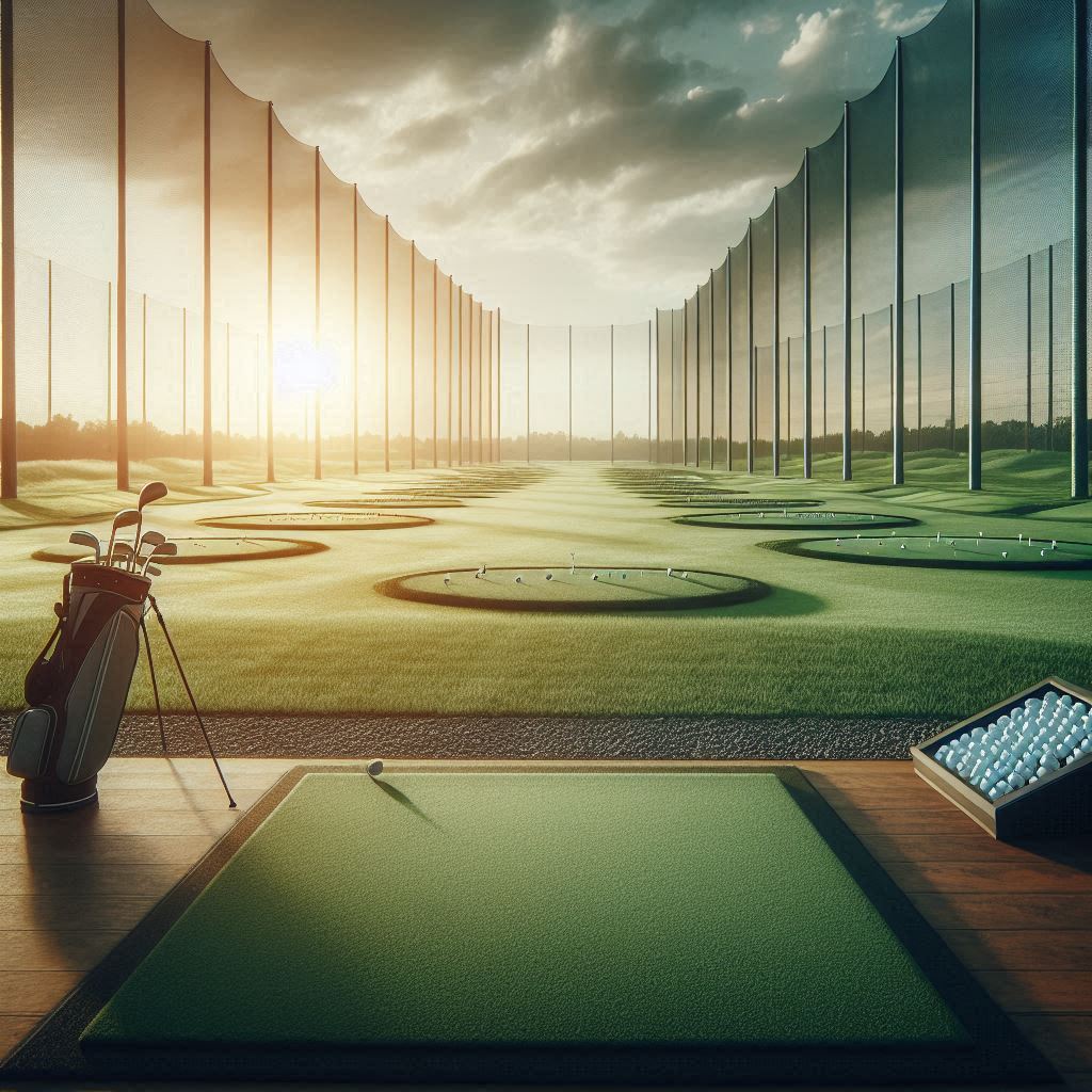 실외골프연습장 배경