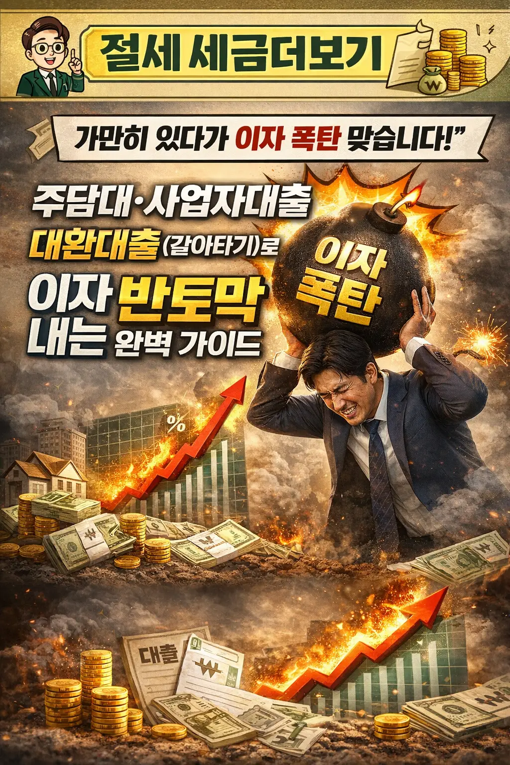 주담대&middot;사업자대출 대환대출(갈아타기)로 이자 반토막 내는 완벽 가이드