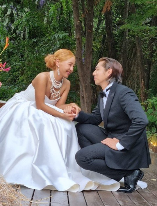 2021년 결혼 전 촬영한 트루디 이대은 커플 웨딩 사진