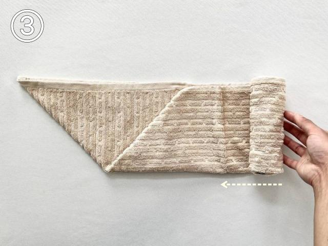 호텔식 수건 접기 수건 예쁘게 개는법