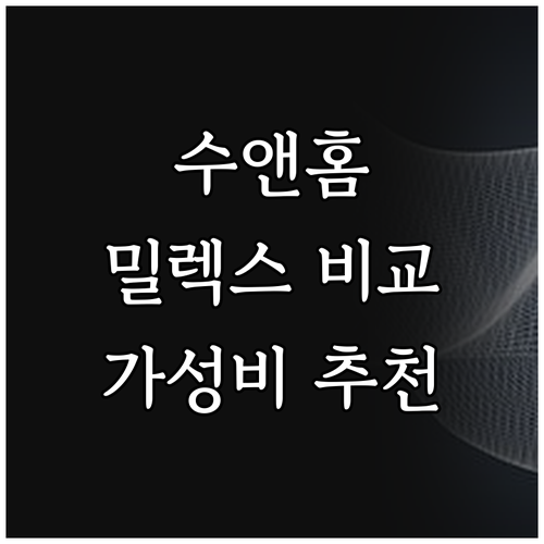 가성비 공기청정기 추천! 수앤홈 vs..