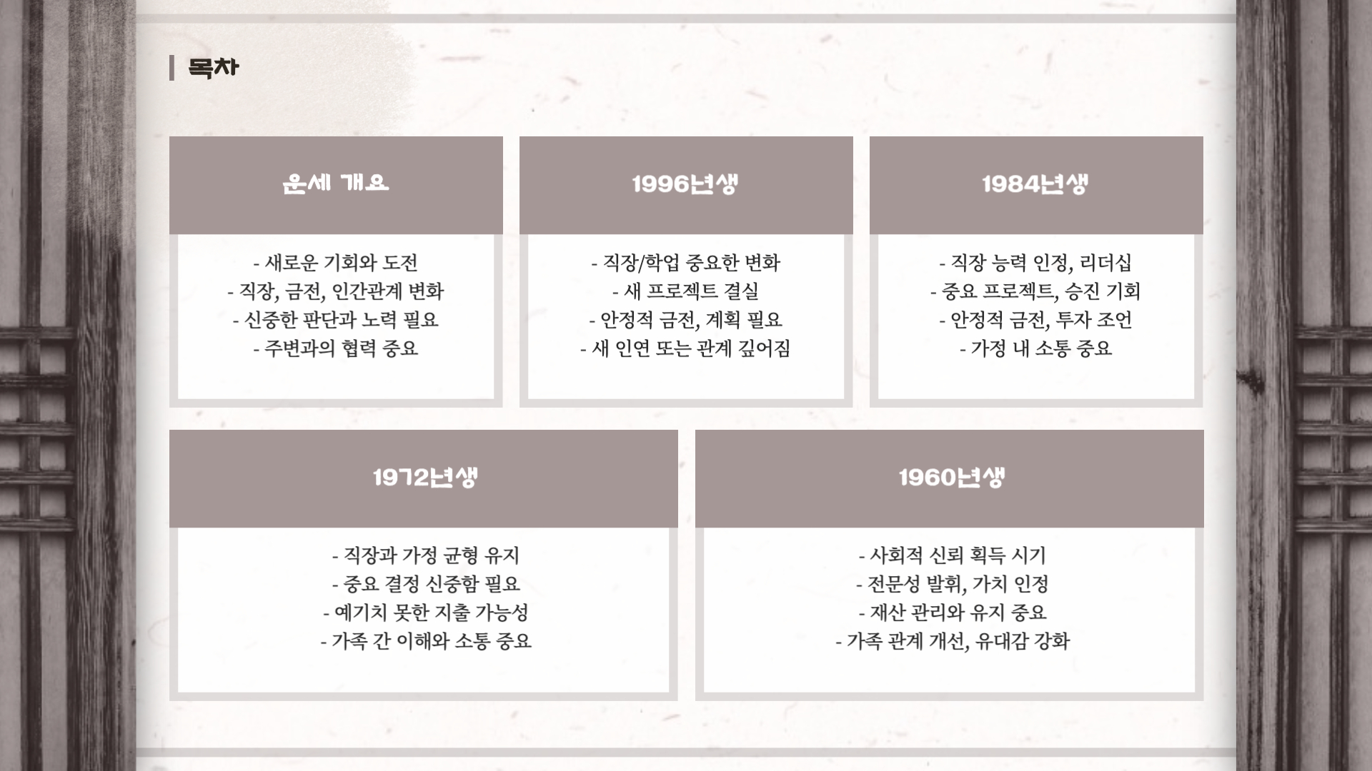 2025년 3월 쥐띠 운세
