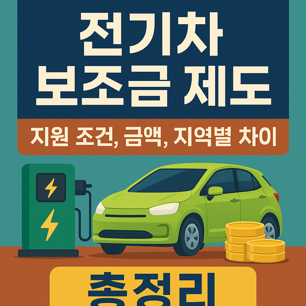 2025년 정부 탄소중립 정책-전기차 보조금 제도 지원조건,금액,지역별 차이 알아보고 신청하기
