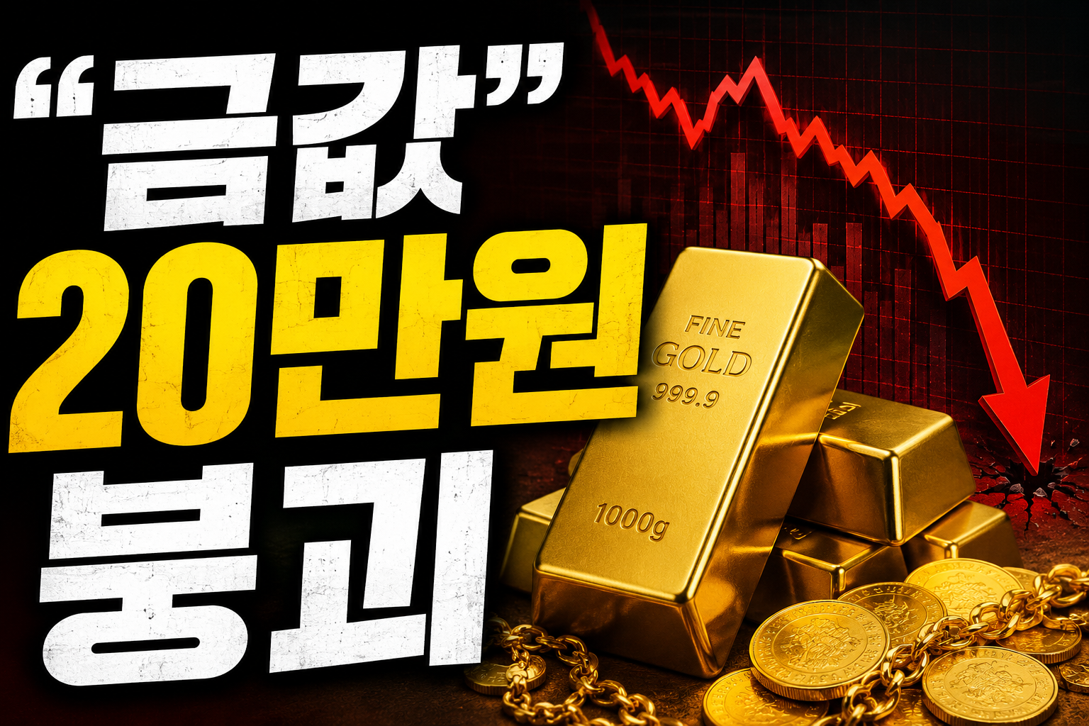 금값 1g당 20만원선 붕괴 관련 이미지