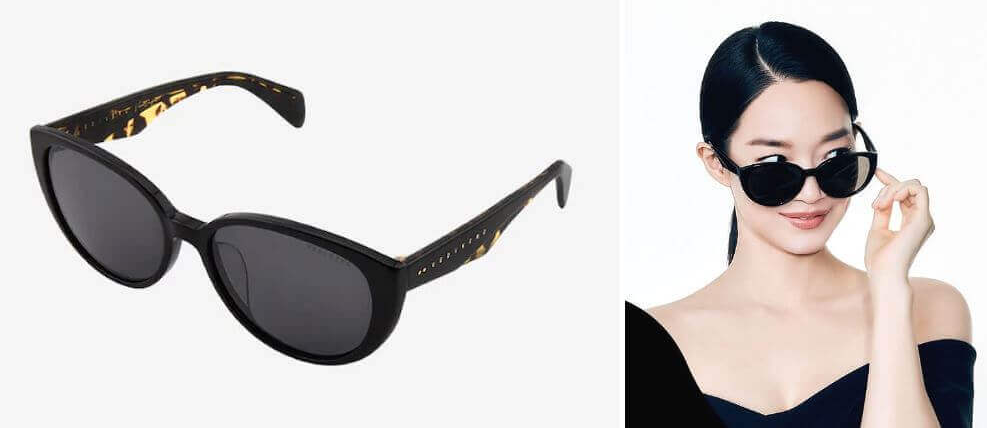 베디베로 선글라스 착용