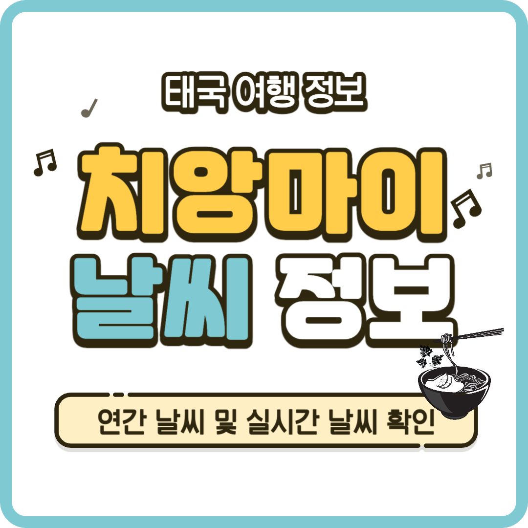 태국 치앙마이 날씨 정보