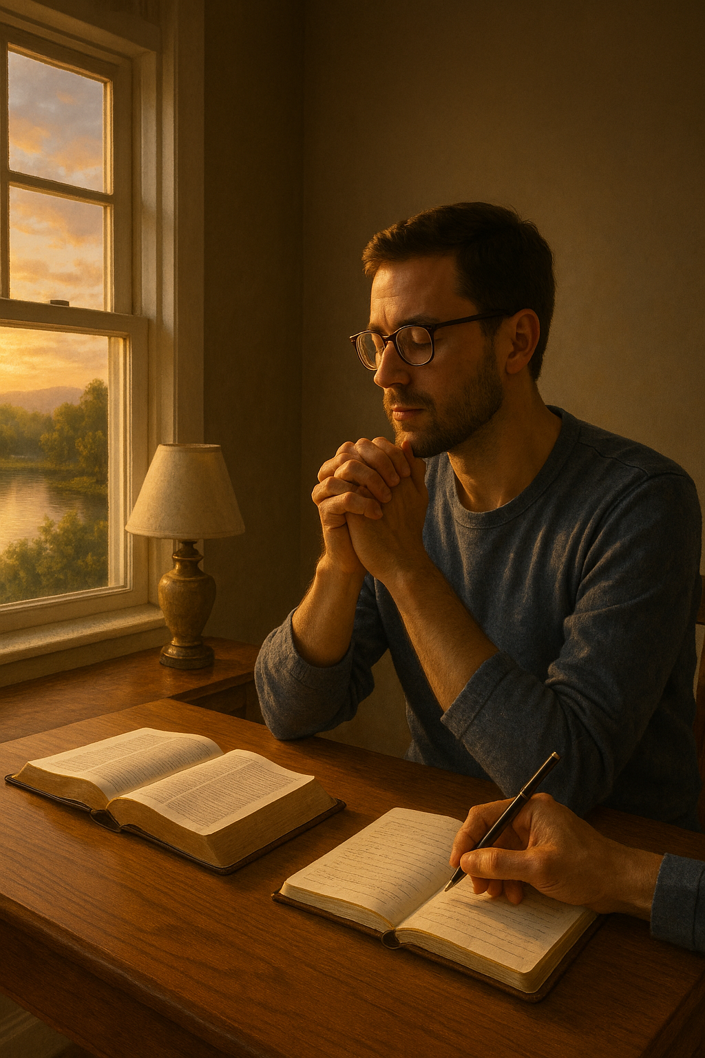 오늘 창 31:2-3 말씀을 통해 주님께서는 제 삶의 구체적인 자리에서 제게 지침을 주시며 힘주시고 은혜를 주시는 것을 보게 하셨는데&amp;#44; 오늘도 더 깊이 주님과 동행하며 주님의 음성을 듣기 위해 귀 기울이는 가운데 삶의 자리에게 주님의 음성을 듣고 전하는 통로가 되도록 전하는 시도를 하는 모습입니다.