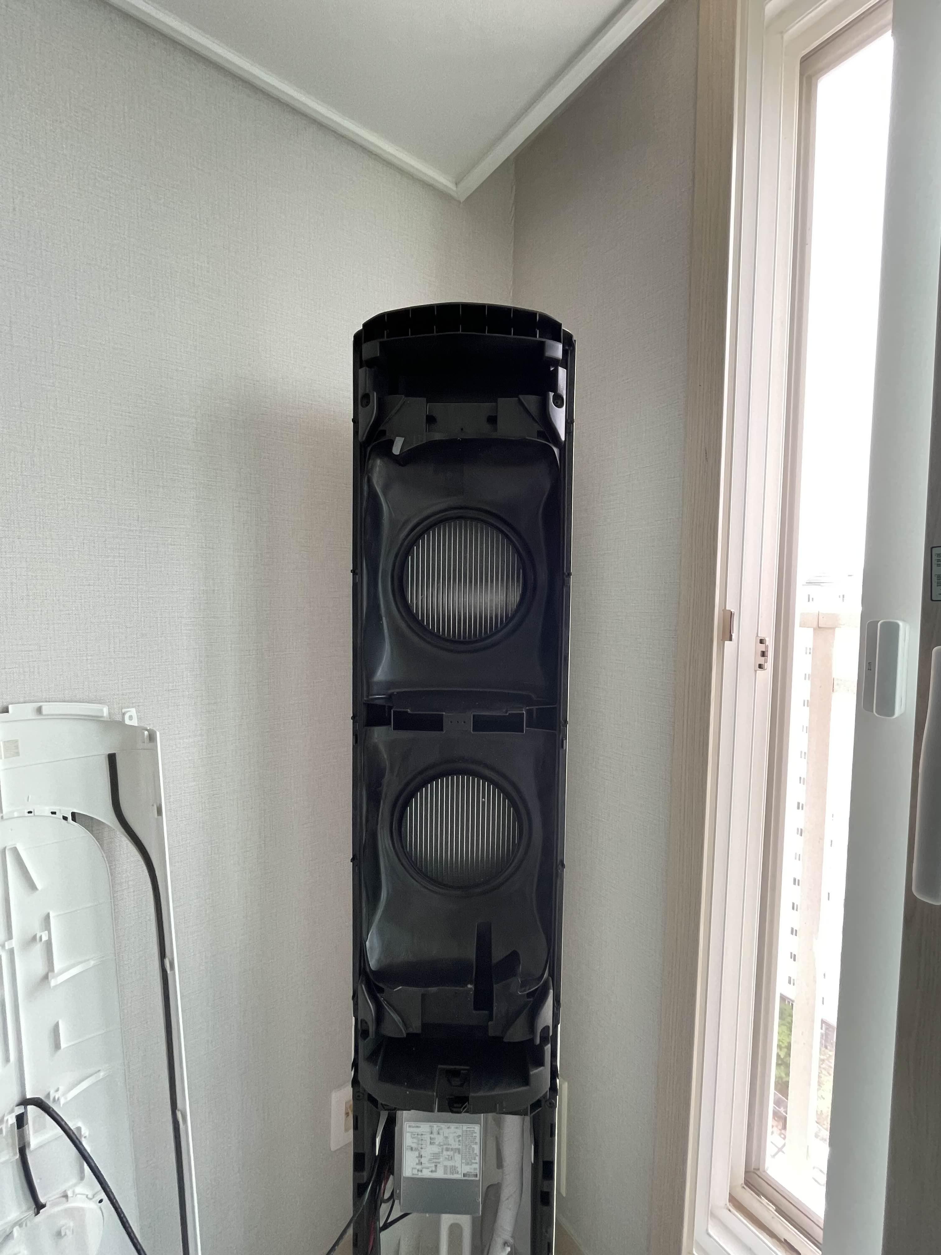 LG 휘센 2 in 1 스탠드 에어컨 모터 고정 파츠 재조립