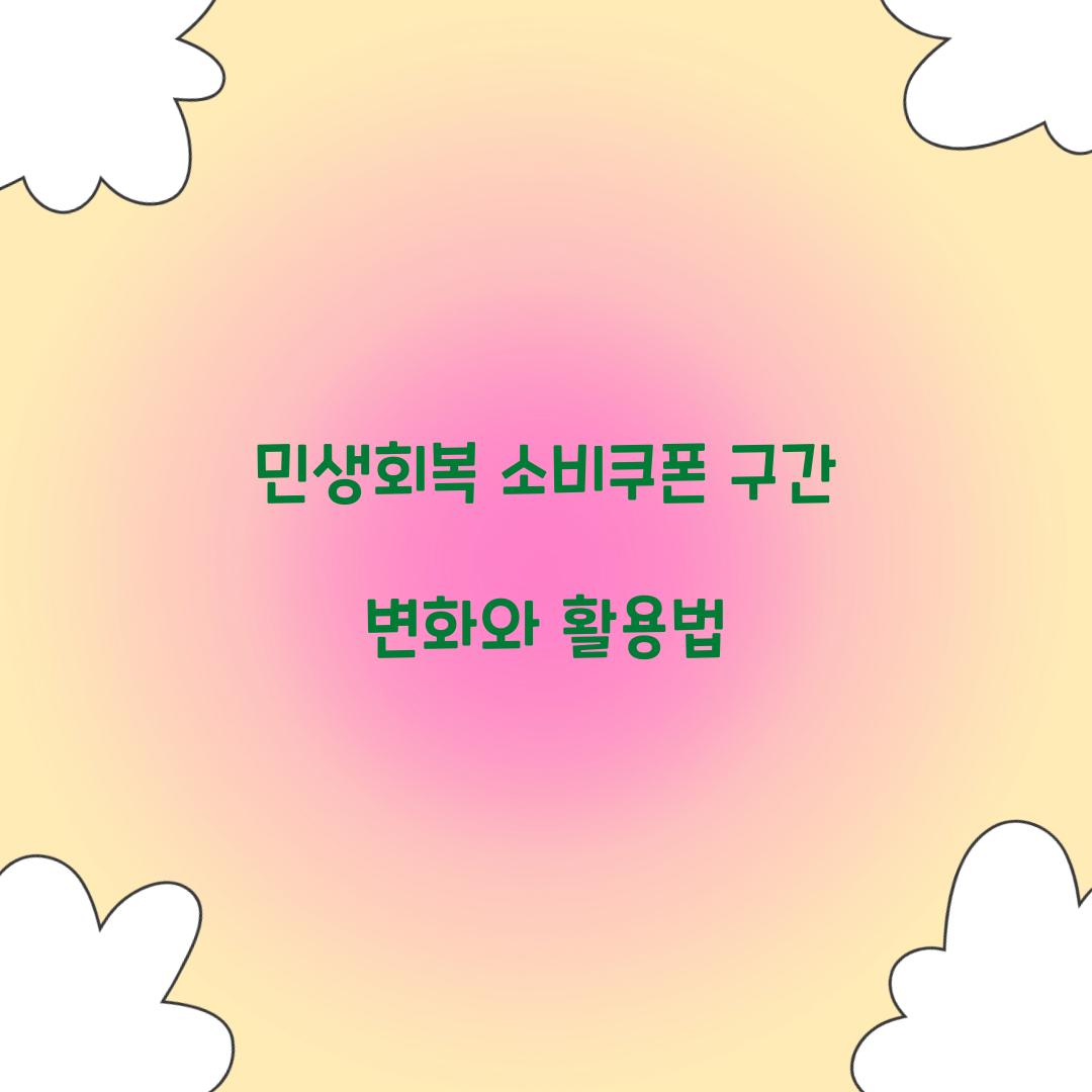 민생회복 소비쿠폰 구간