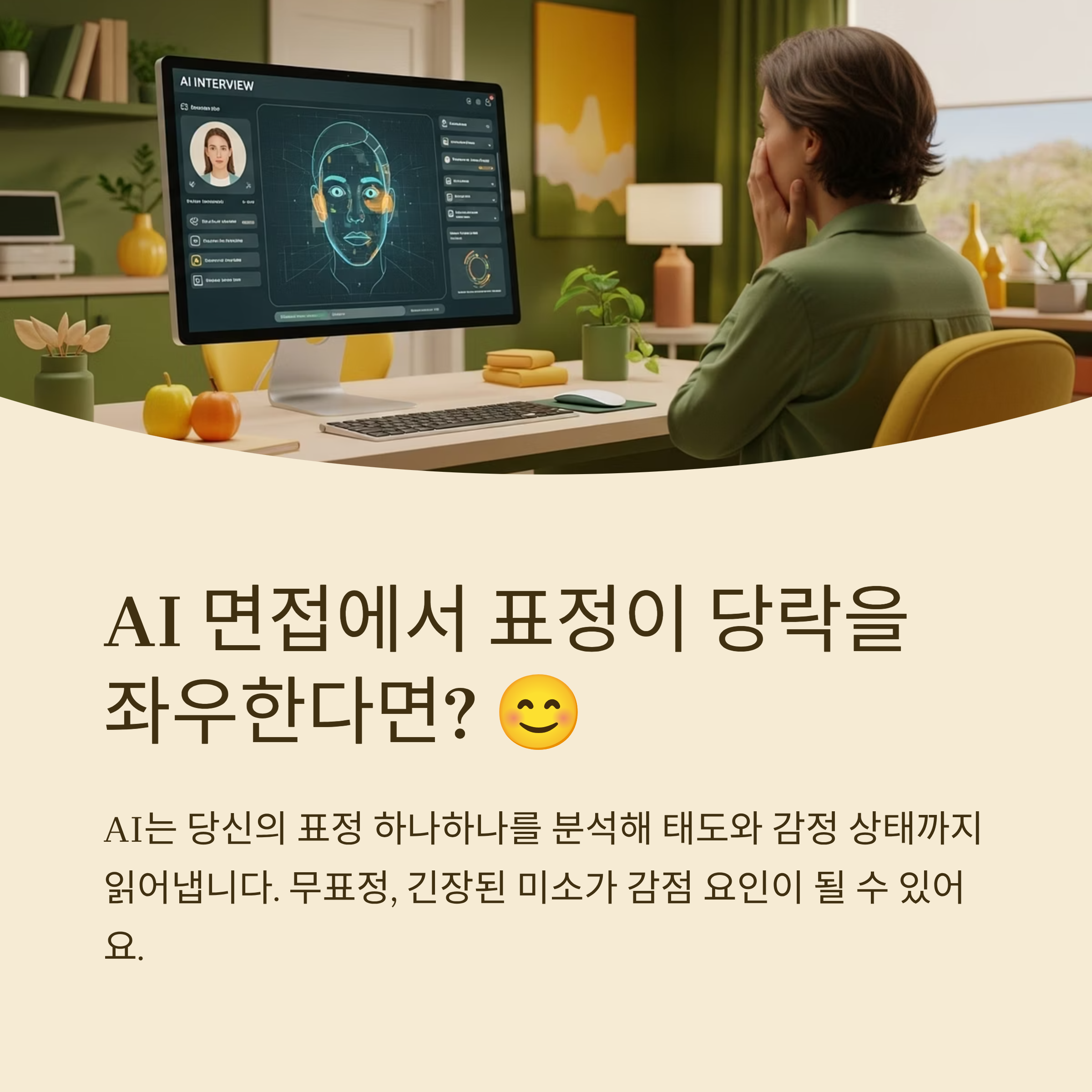 AI 면접을 위한 표정 훈련 꿀팁 모음