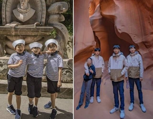 송일국, '중학생' 삼둥이 근황 공개 "민국이는 작곡 공부 중, 사춘기는 현재진행형"