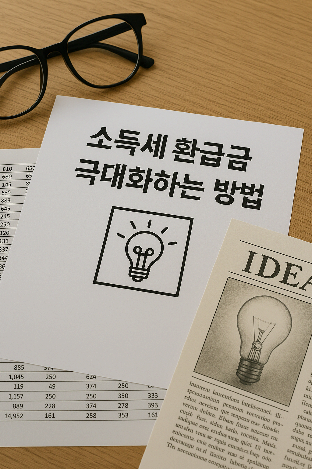 소득세 환급금 극대화하는 방법