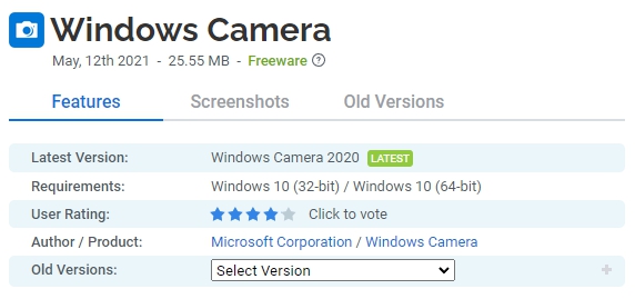 Windows-Camera