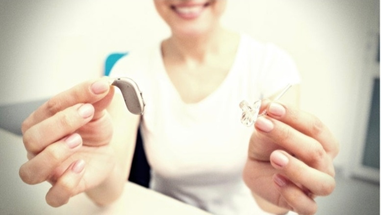 보청기 이미지 사진