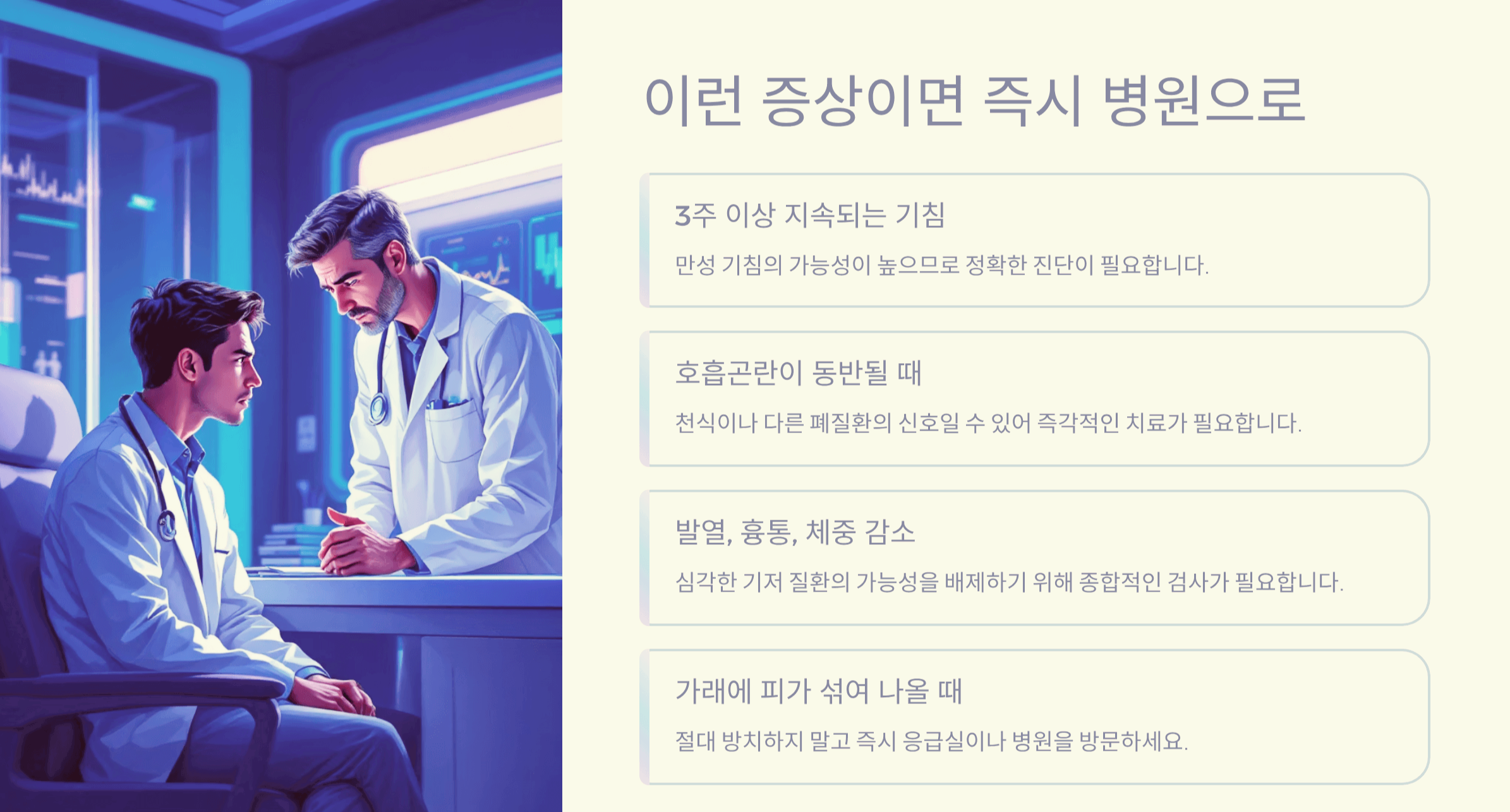 잠잘때 잔기침 마른기침