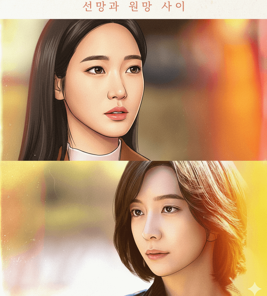 은중과 상연 드라마 포스터, 여성