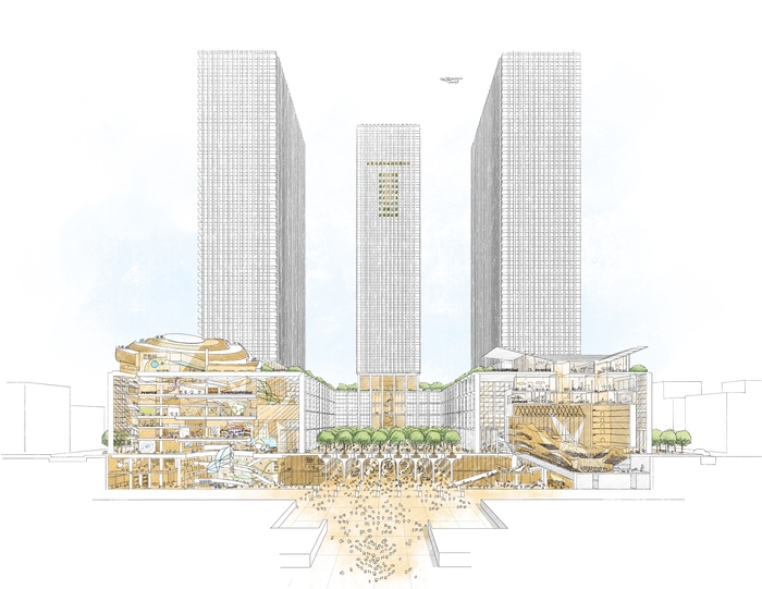 GBC 디자인 조감도(녹지공간)