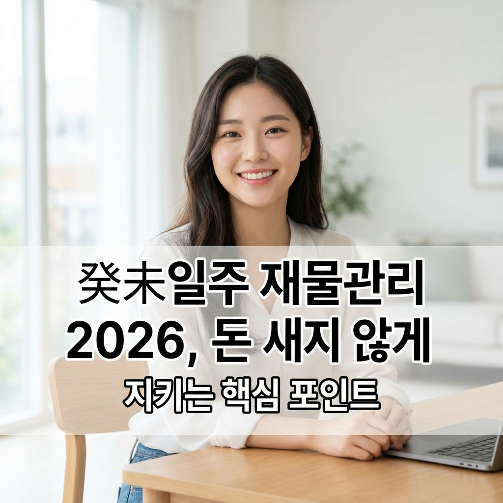 癸未일주 재물관리 2026 ｜ 돈 새지 않게 지키는 핵심 포인트