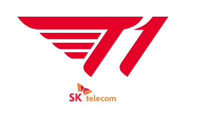 LoL Champions Korea 리그의 T1 팀로고