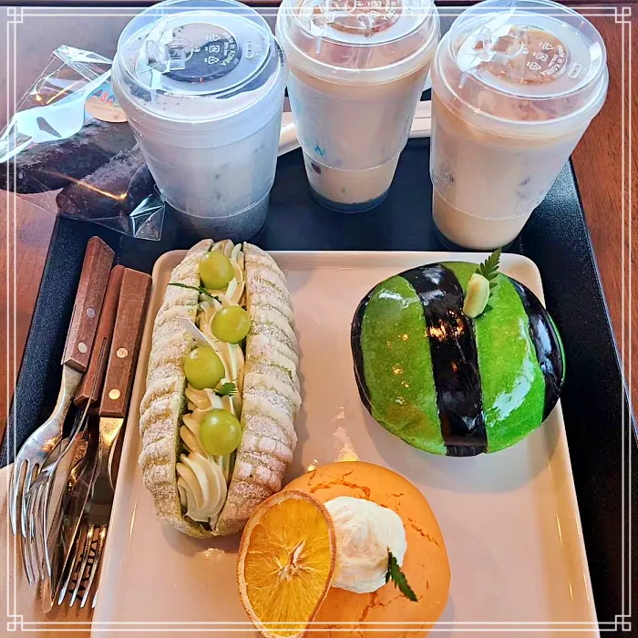 제주, 협재, 한림 맛집 베이커리 카페, 크림치즈 사과빵, 천혜향 빵