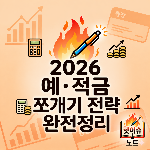 2026 예금자보호 1억 시대, 예·적금 쪼개기 전략 완전정리