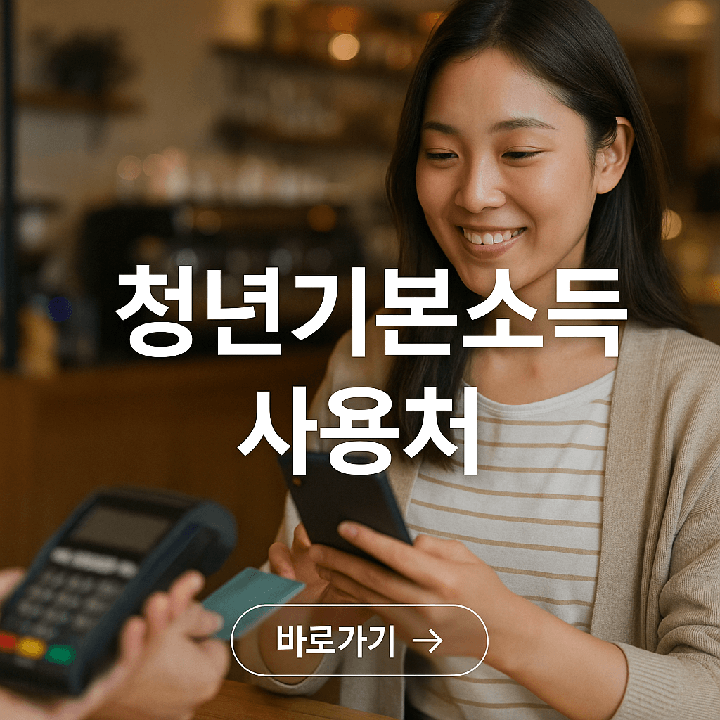 청년기본소득 사용처 총정리