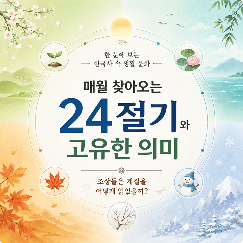 조선 시대 조상들의 지혜가 담긴 24절기 - 대표이미지