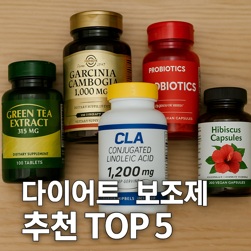 다이어트 보조제 추천 TOP 5