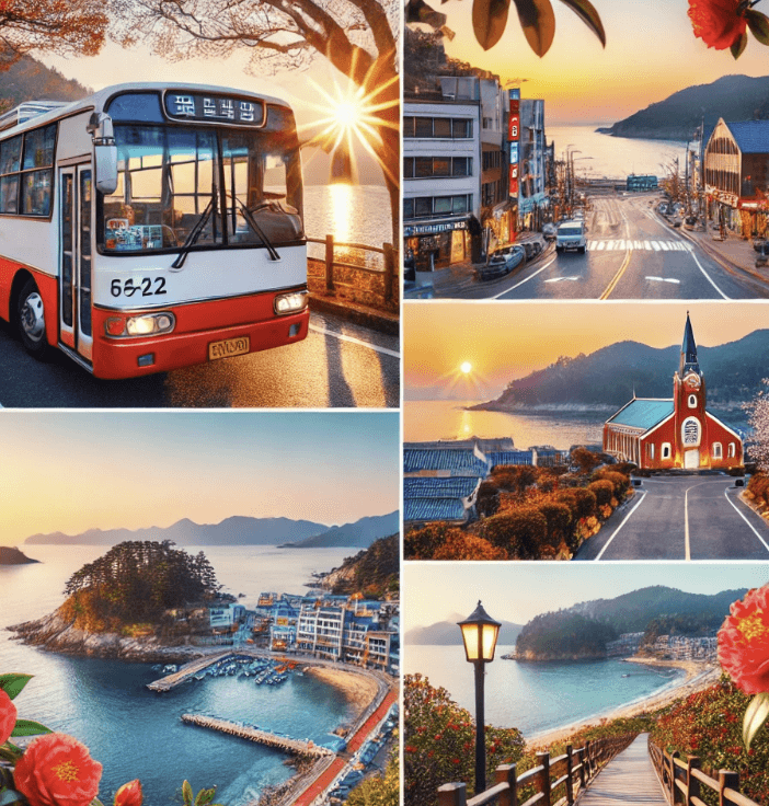 낭만버스와 오동도