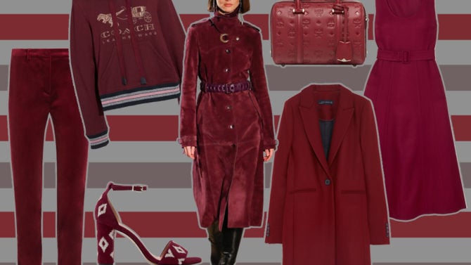 감성적인 깊이의 색, 버건디