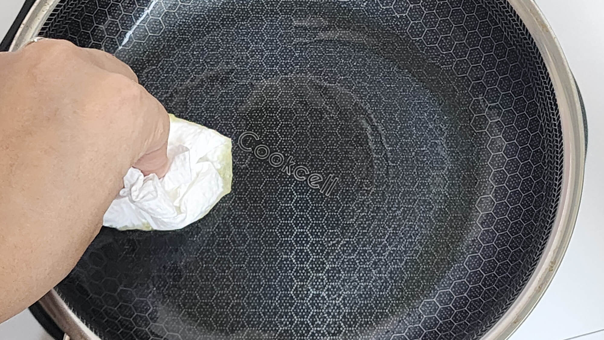 프라이팬 기름코팅하기